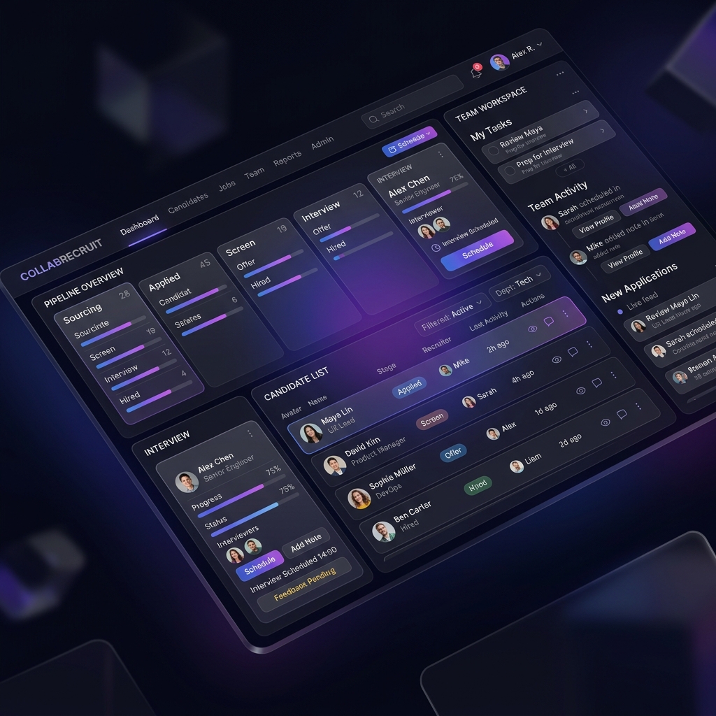 CoHire Workspace Mockup