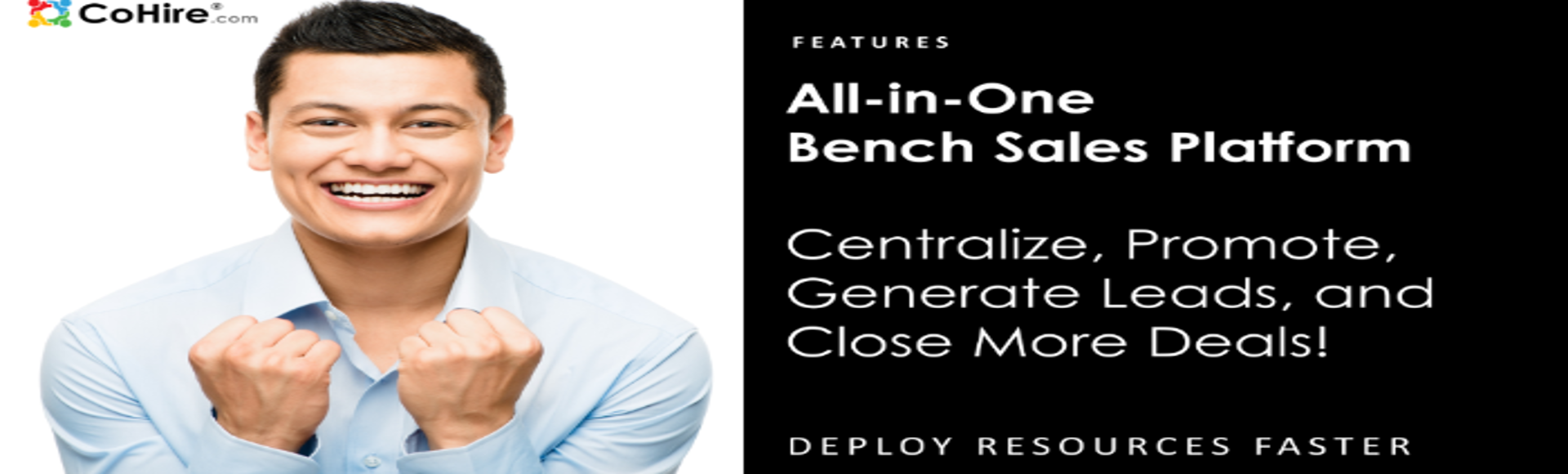 How does CoHire.com help Bench Managers generate leads and deploy bench resources?
